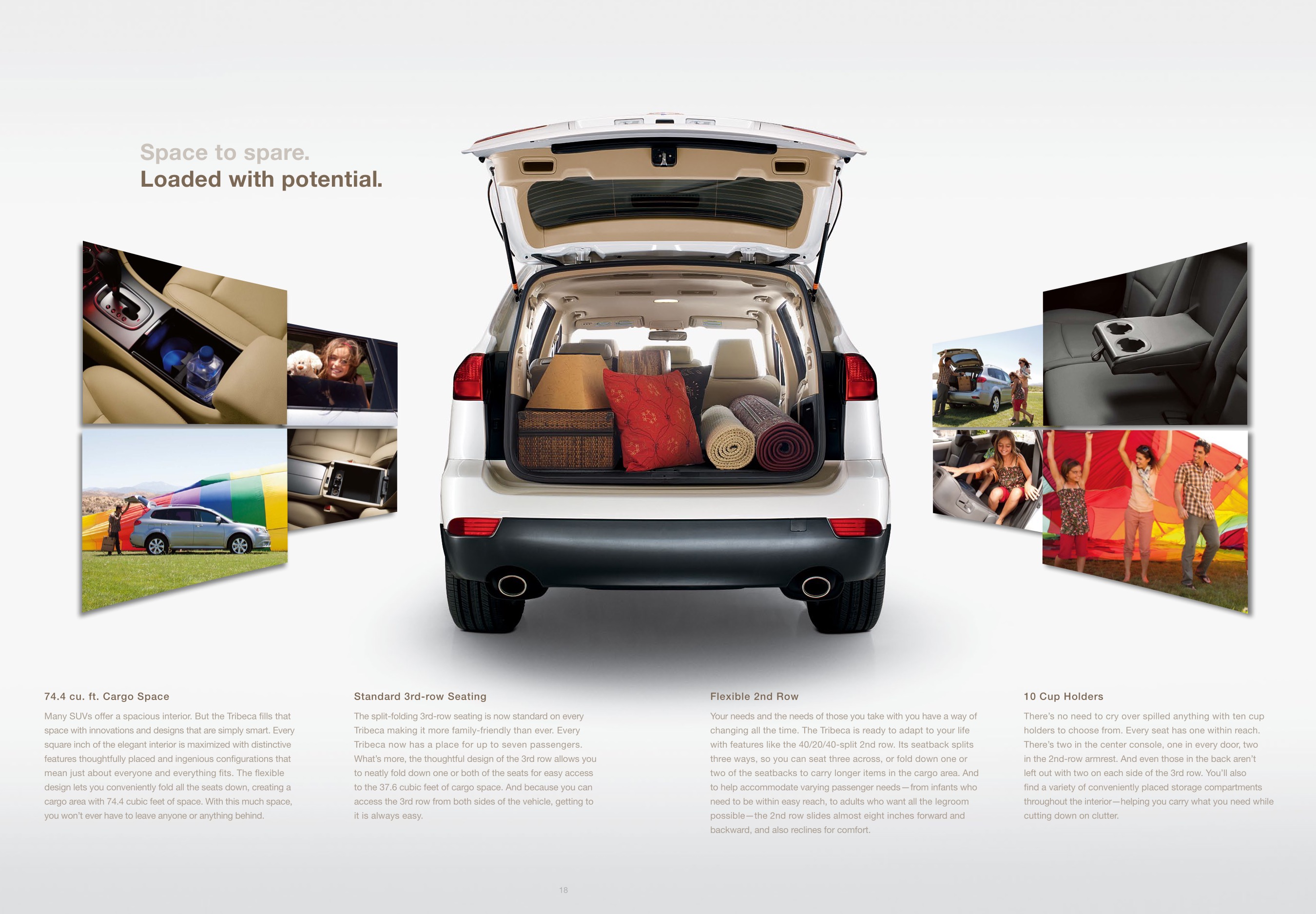 2011 Subaru Tribeca Brochure Page 12